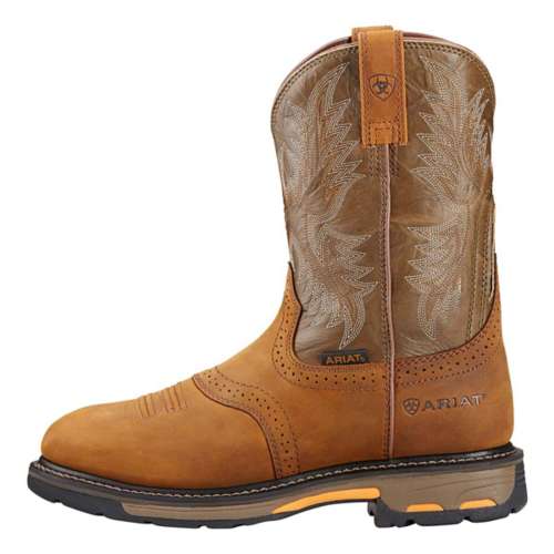 Men's Ariat WorkHog Pull-On Slip Resistant,EH Certified Work Boots