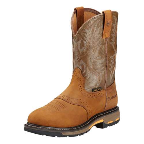 Men's Ariat WorkHog Pull-On EH Certified,ASTM F2413-11 Work Boots