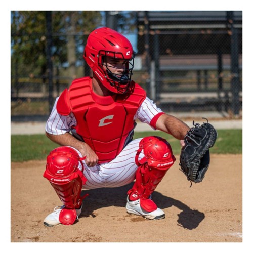 Garde-jambes Champro Youth Optimus MVP – Taille Unique – Noir – Protection Baseball