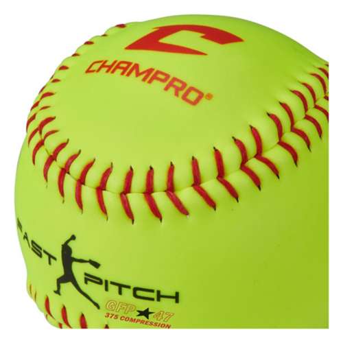 CHAMPRO Tough Foam Softball - 12, Optic Yellow (Pack of 12)