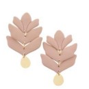 Jane Marie Stacked Abstract Petal Earrings