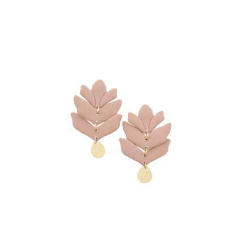 Jane Marie Stacked Abstract Petal Earrings