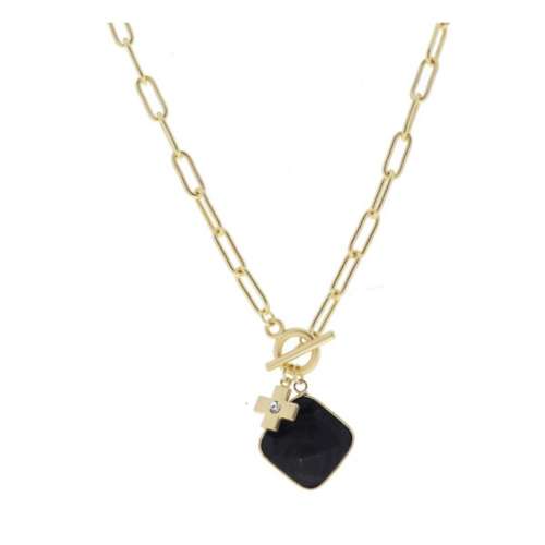 Women's Jane Marie Gold Square Necklace