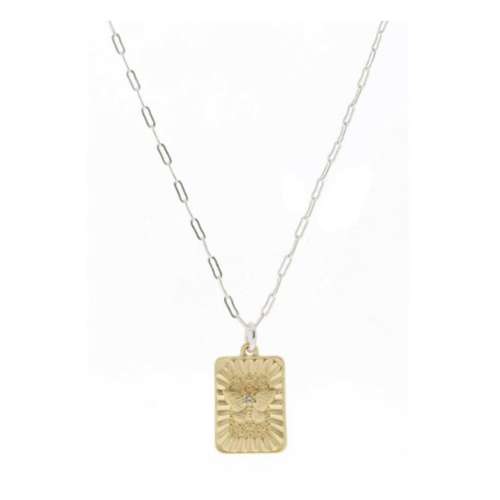 Jane Marie Butterfly Rectangle Necklace