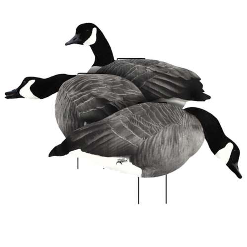White Rock Decoys Flocked Head Rockonomy Silhouette Canada Goose Decoys 12-Pack