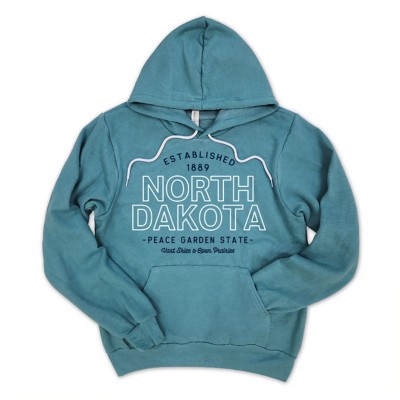 218 Clothing North Dakota Peace Garden State Hoodie