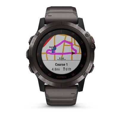 garmin fenix 5x plus sapphire carbon gray dlc titanium