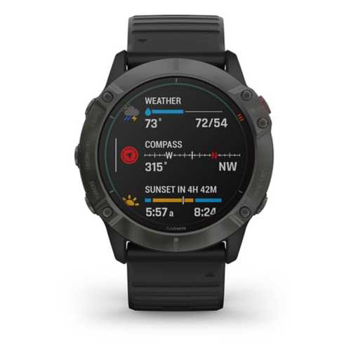 garmin fenix 6x pro solar gps watch