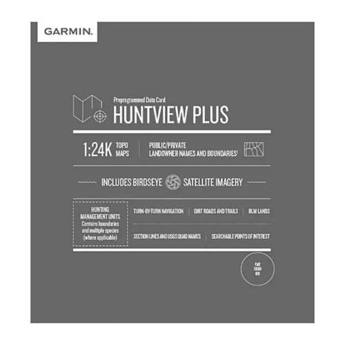 Garmin HuntView™ Plus Map SD Card