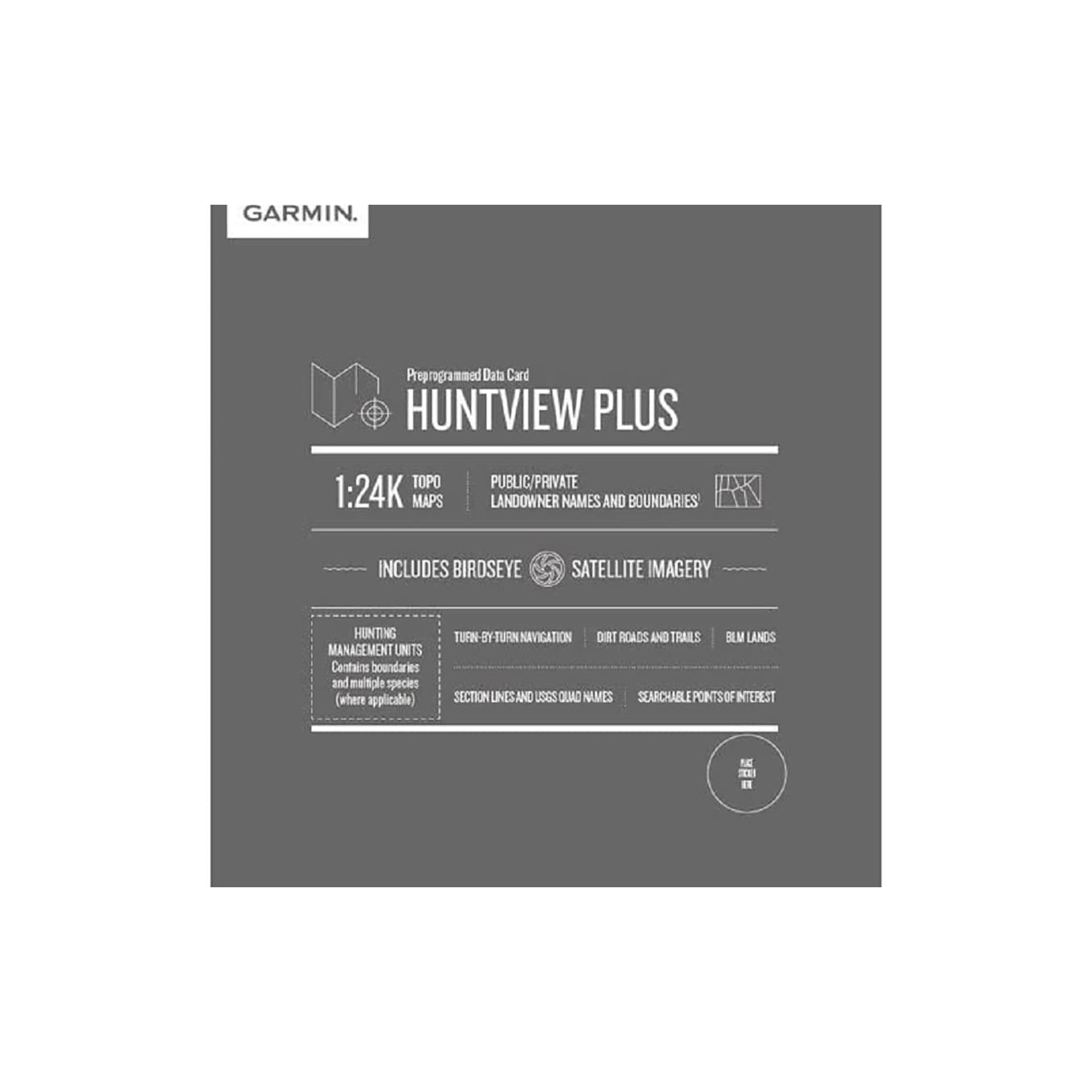 Garmin HuntView™ Plus Map SD Card