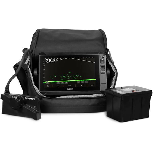 GARMIN ECHOMAP UHD2 93sv LiveScope Plus Bundle with Battery 7-9