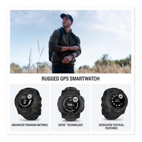 Garmin Instinct® 3 Tactical Edition Solar Smartwatch - Primary Image