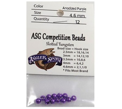 ASG Competition Slotted Tungsten Beads 36 Pack