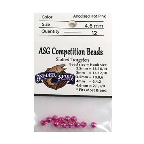ASG Anodized Slotted Tungsten Bead Pack