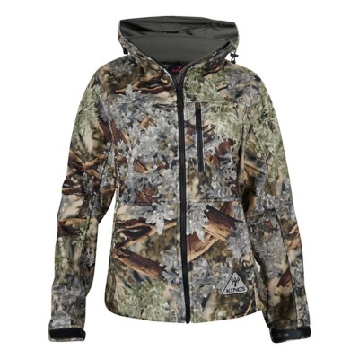 Women's King's Camo Womens Wind-Defender Pro Fleece Softshell Jacket