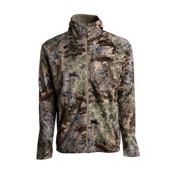 KING'S CAMO Men's  Hunter Grid Fleece Full Zip Hunting Hoodie