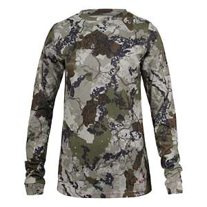 Realtree Excape Women Long Sleeve Performance Hunting Camouflage Tee Shirt  