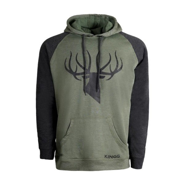 KING'S CAMO Men's  Logo Triblend Fleece Hunting Hoodie