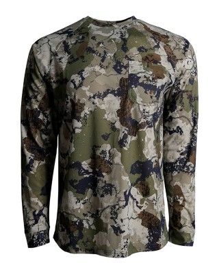 Buy Kings Camo Cotton Long Sleeve Hunting Tee in Cheap Price on