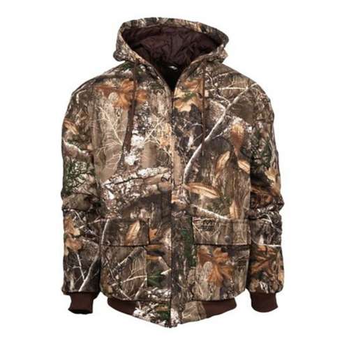 Men's King's Camo Bomber Hooded Shell Jacket