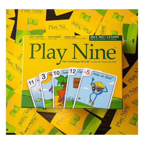  Play Nine: The Card Game of Golf! Original Score Cards- 3 Pack  : Toys & Games