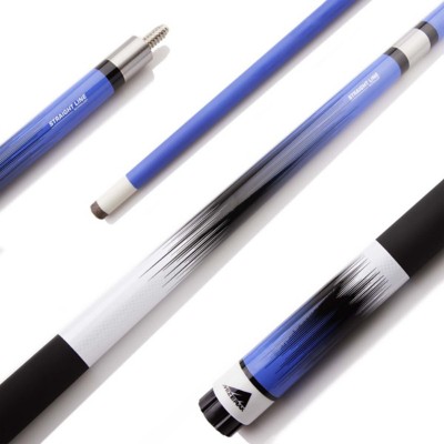 Mizerak Graphstrike 58" 2-Piece Fiberglass Graphite Composite Billiard/Pool Cue - Blue