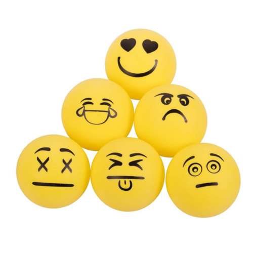 STIGA One Star Emoji Table Tennis Ball 6-Pack