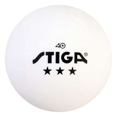 STIGA 3-Star 6-Pack White Ping Pong Balls