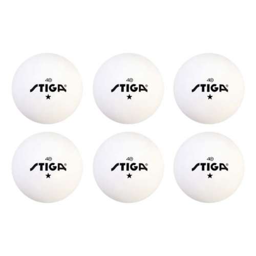 Stiga Multicolor One Star 6-Pack Table Tennis Balls