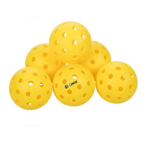 ONIX Fuse 2 Outdoor Pickleball Balls - 6 Pack