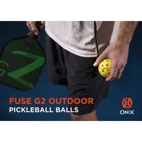 ONIX Fuse G2 Outdoor Pickleballs - 6 Pack