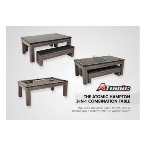 Atomic Hampton 3-In-1 Combo Game Table