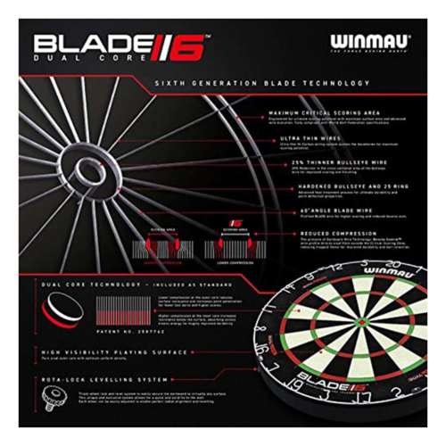 Winmau Blade 6 Dual Core Bristle Dartboard