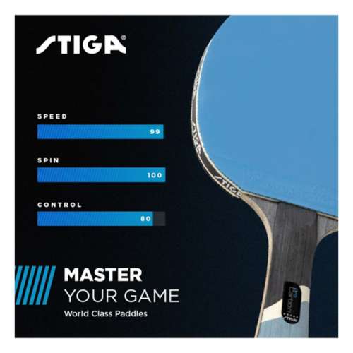 STIGA Raqueta de Ping Pong Pro WRB Blue Edition - Pala de Tenis de