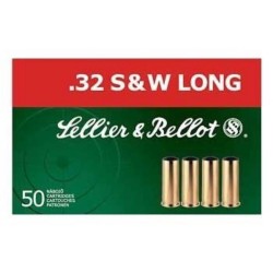 Sellier & Bellot 32 S&W Long 100 Gr LRN 50/bx