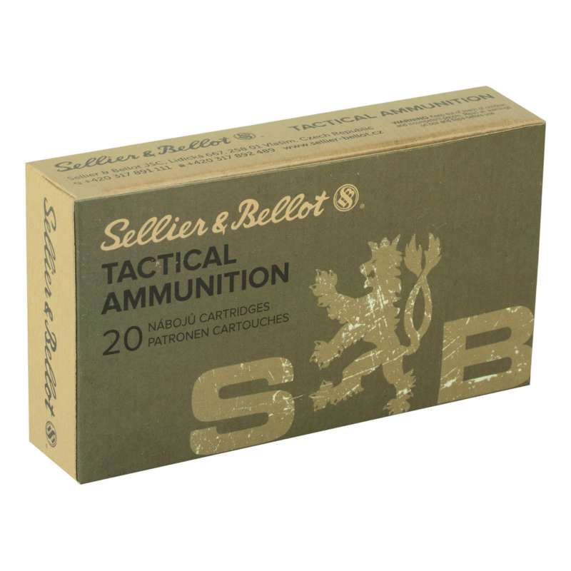 Sellier & Bellot FMJ BT Rifle Ammunition 20 Round Box
