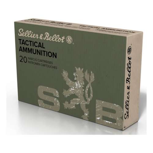 Sellier & Bellot Match HPBT Target Rifle Ammunition 20 Round Box