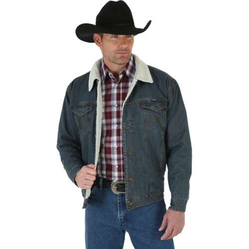West Louis™ Cowboy Fleece Denim Jacket