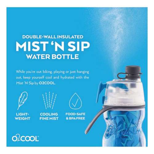 O2Cool Elite Sport Mist 'N Sip Bottle