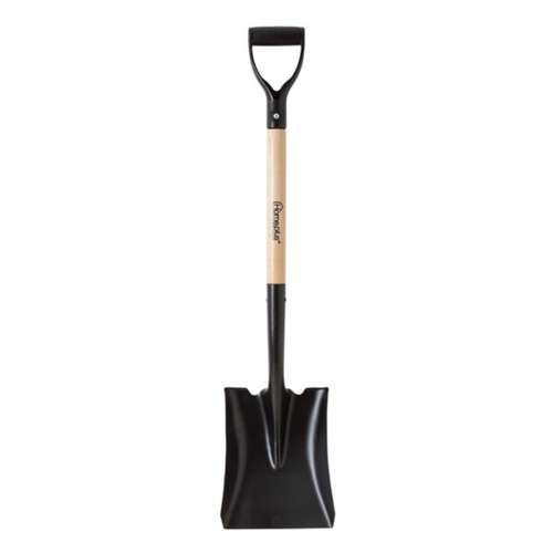 Home Plus 38.5 in. Steel Square Transfer Shovel Wood Handle