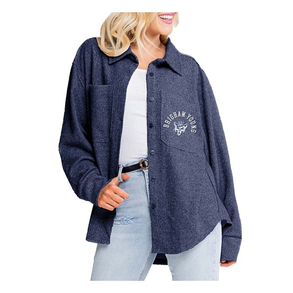 Gameday Couture Women's BYU Cougars Button Down Shacket product image