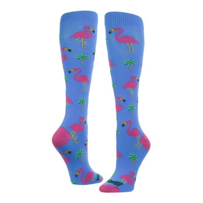 Adult TCK Krazisox Flamingo Knee High Soccer Socks
