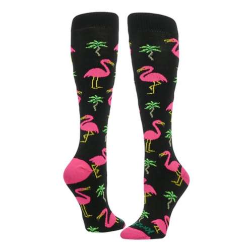 Adult TCK Krazisox Flamingo Knee High Soccer Socks