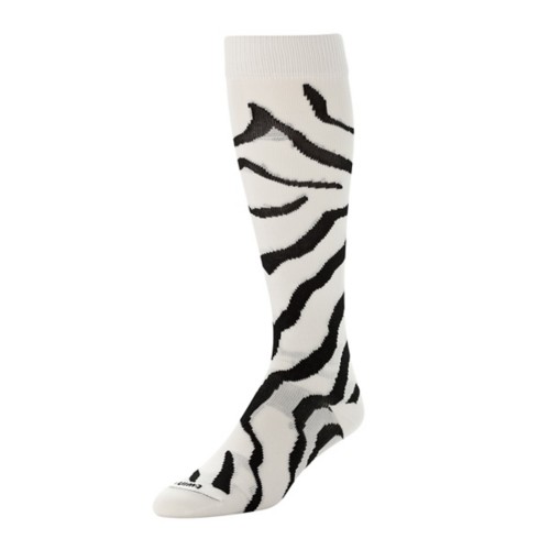 Adult TCK Krazisox Zebra Knee High Soccer Socks