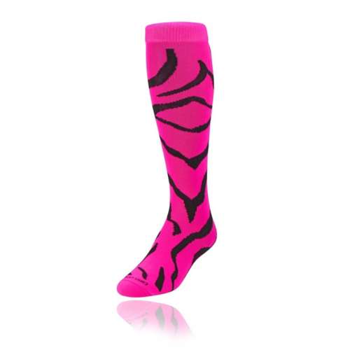 Adult TCK Krazisox Zebra Knee High Soccer Socks