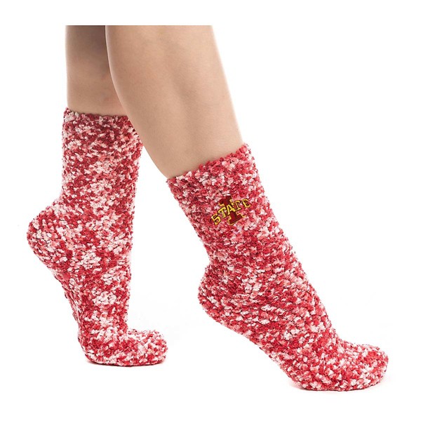 ZooZatZ Women's Iowa State Cyclones Marled Slipper Socks product image