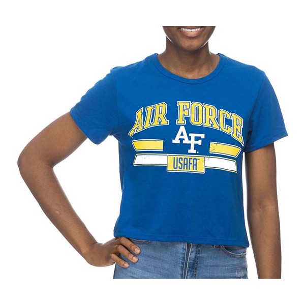ZooZatZ Women's Air Force Falcons Logo Crop Top product image