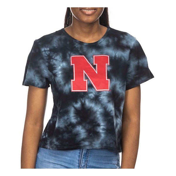 ZooZatZ Women's Nebraska Cornhuskers Cloudwash Crop Top product image
