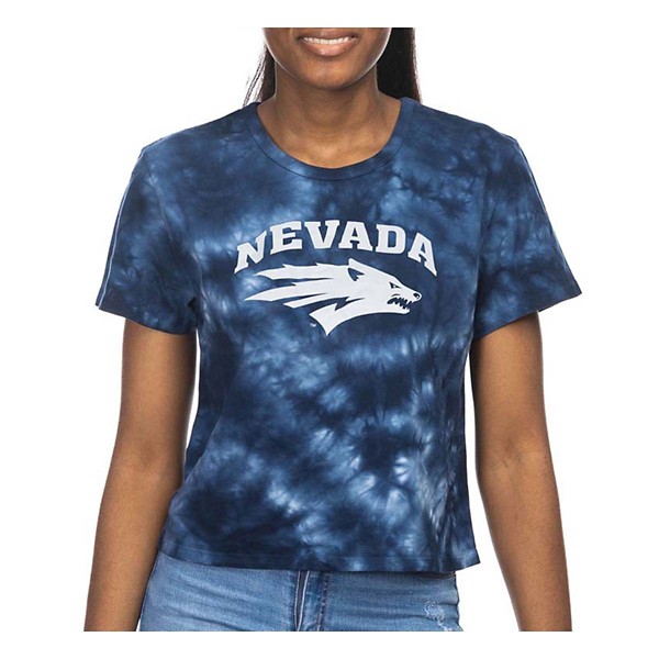 ZooZatZ Women's Nevada Wolf Pack Cloudwash Crop Top product image