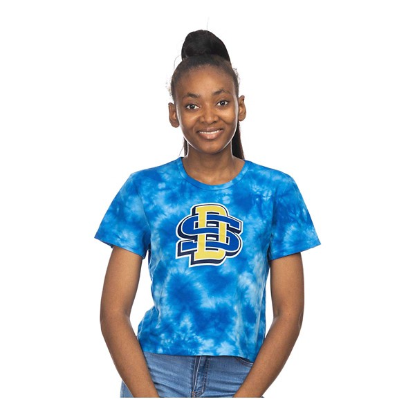 ZooZatZ Women's South Dakota State Jackrabbits Cloudwash Crop Top product image